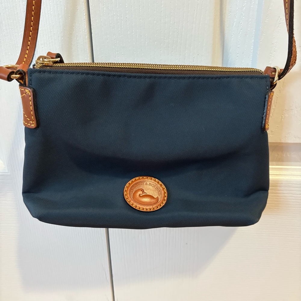Navy Blue Dooney & Bourke Nylon Purse